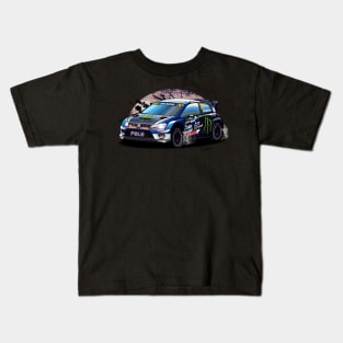 Petter Solberg's Rallycross car - Illustration Kids T-Shirt